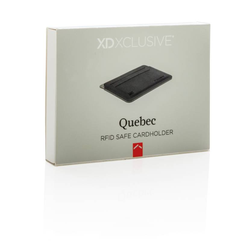 RFID pouzdro na karty Quebec, černá